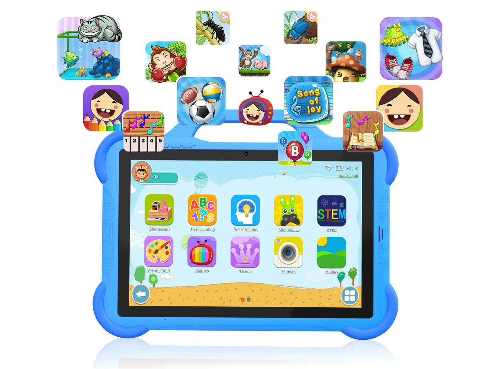Kidsページ Peicheng AT11K Kid Tablet 10.1'' | Best digital gifts for